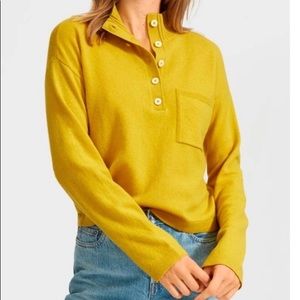 Everlane ReCashmere Mock Neck wool Sweater Medium